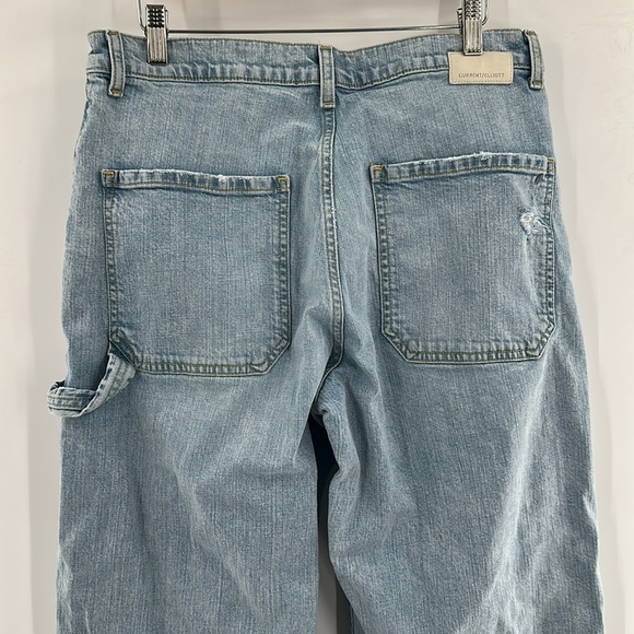 Current Elliott The Painter Wide Leg Jean Salt Water 30 - Picture 6 of 8
